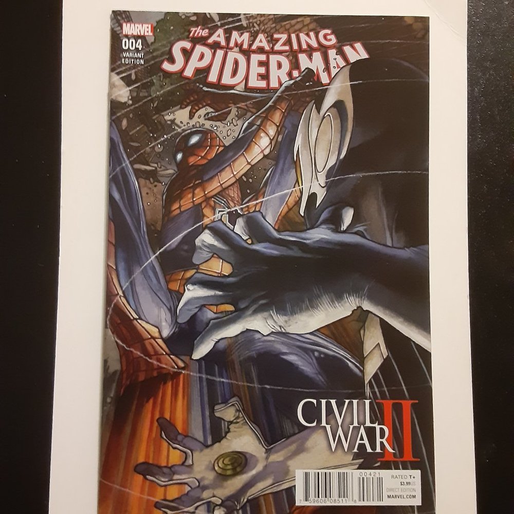 AMAZING SPIDERMAN #4 (2016) VARIANT COVER BY SIMONE BIANCHI CIVIL WAR 2